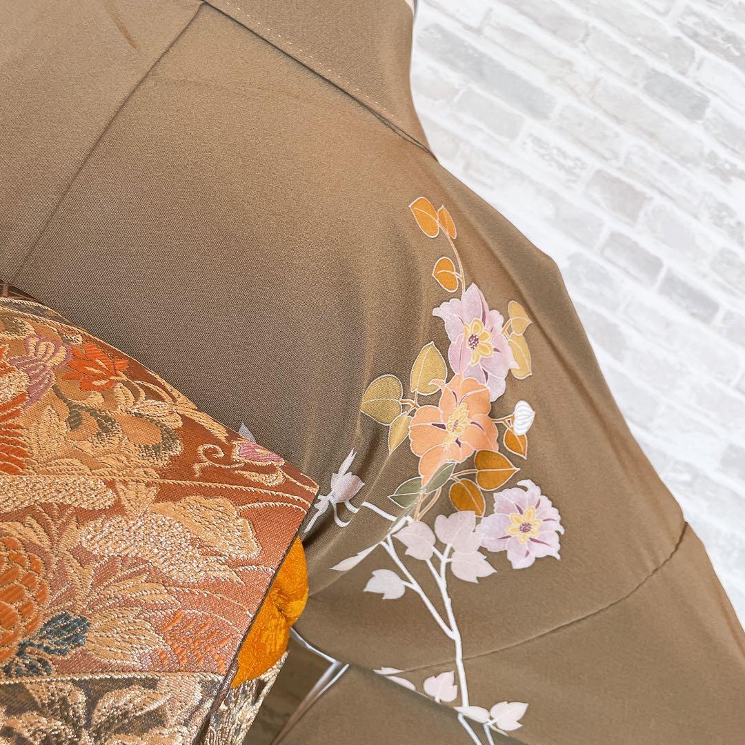 訪問着 フルセット 四季折々 咲き誇る花々 入学式 卒業式 着物 L3