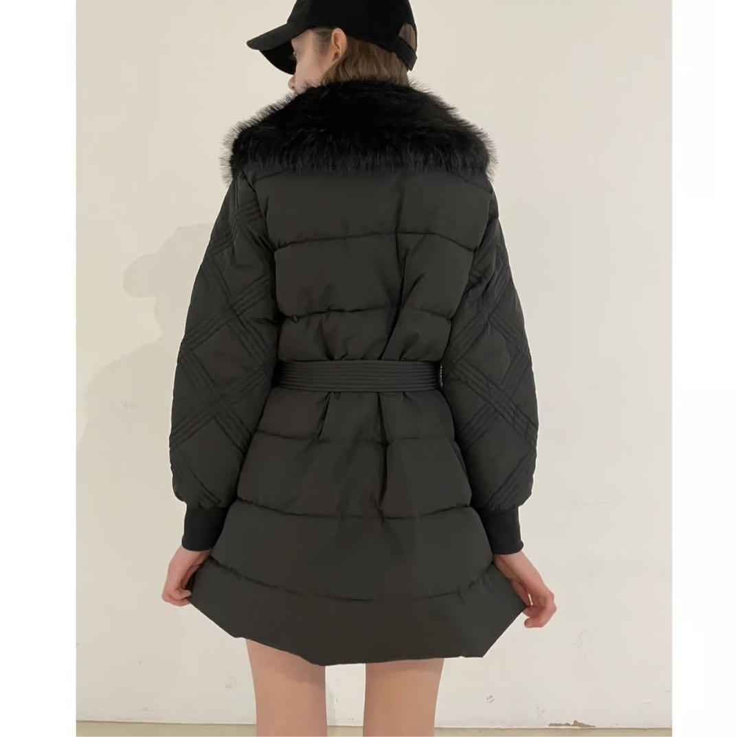 エピヌ fur collar quilting down coat - メルカリ
