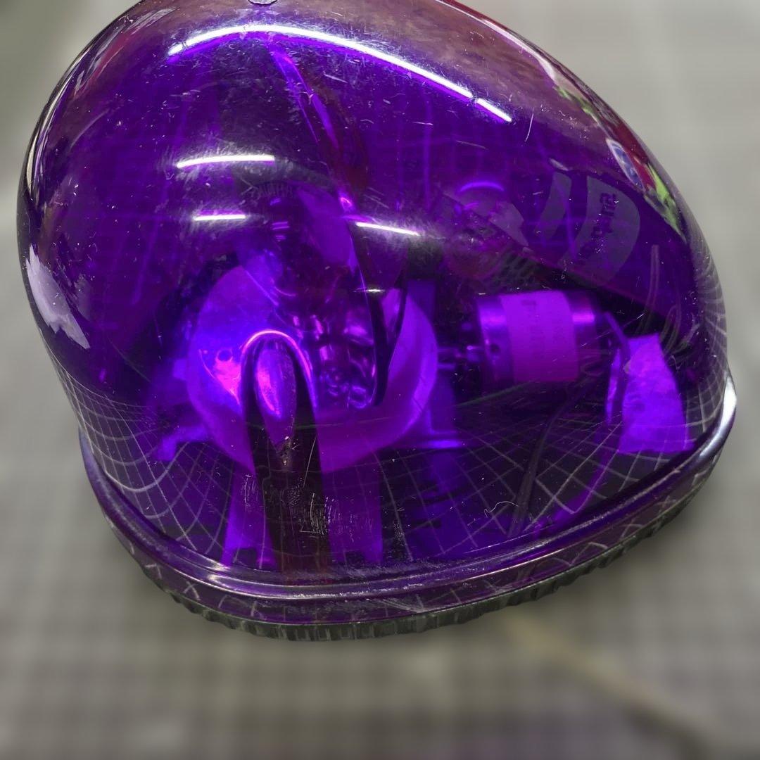 パトライト KW-12停止表示灯 紫 パトランプ フラッシュボール 絶版 旧