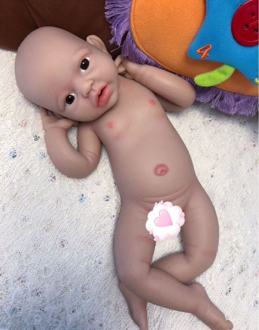 専用　マシュマロシリコン　全身シリコン　グラスアイ　リボーンドール