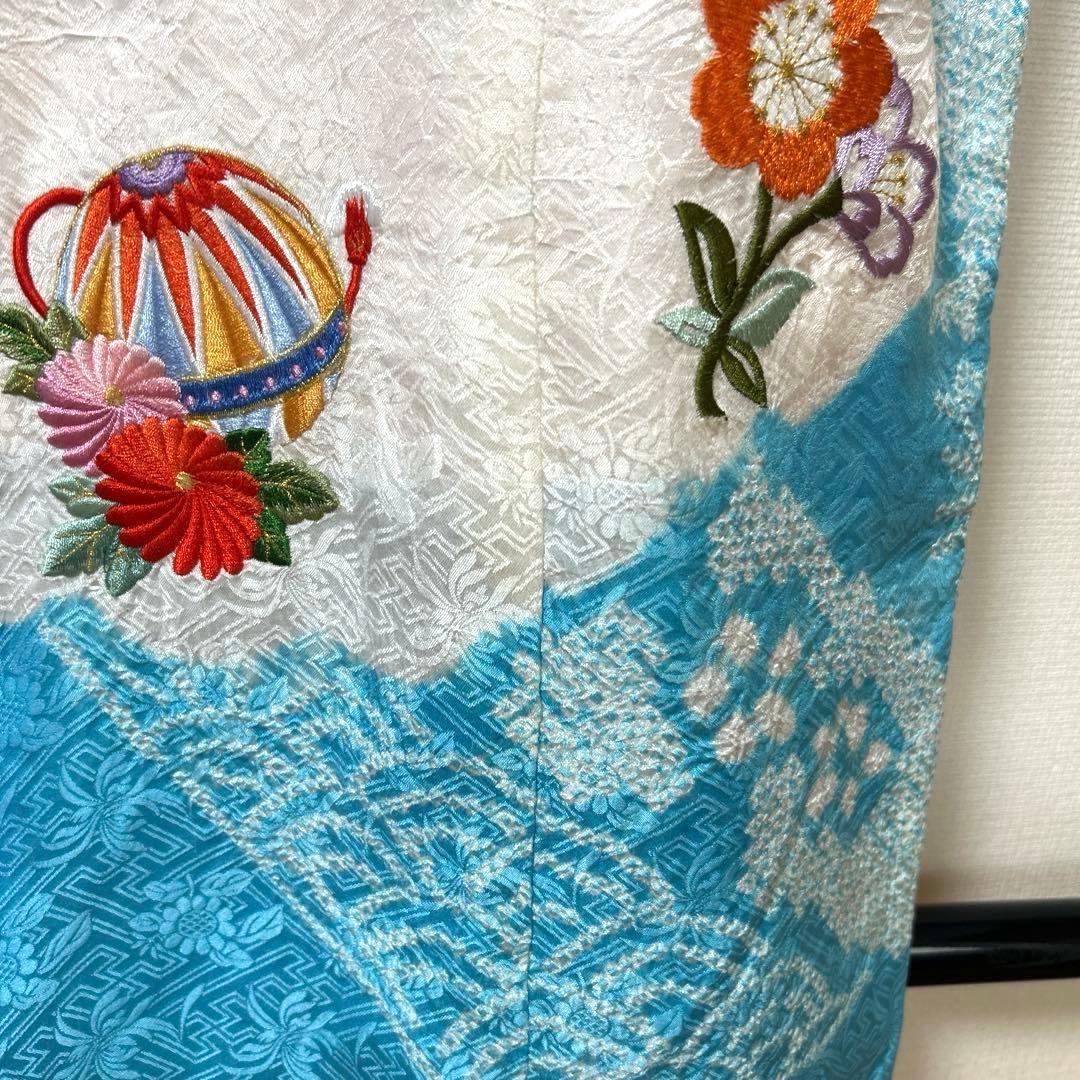 おおねぎNo.99 女の子　　正絹産着　　本絞り　新品