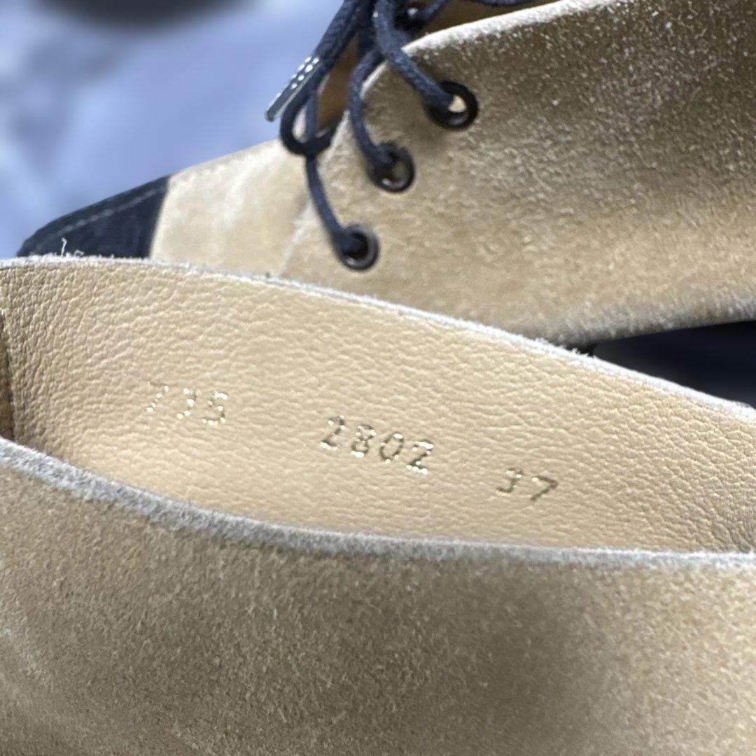 Chanel スエードレースアップブーツ France size 37 - メルカリ