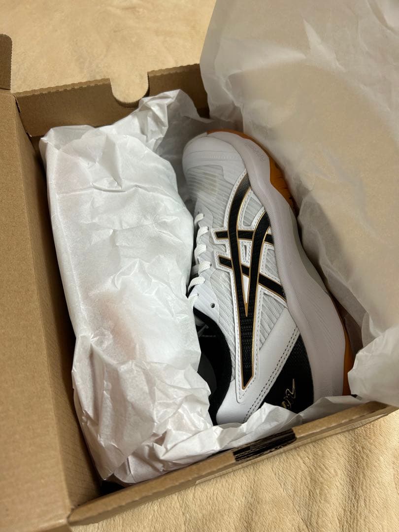 ASICS バレーボール-卓球シューズ 23.5cm ホワイト