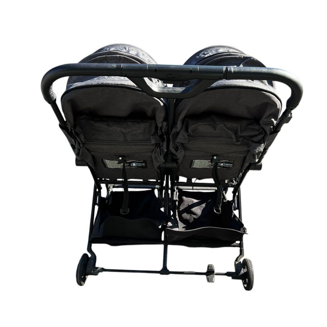 双子 ベビーカー 二人乗り コンパクト 折りたたみ 海外モデル Mompush