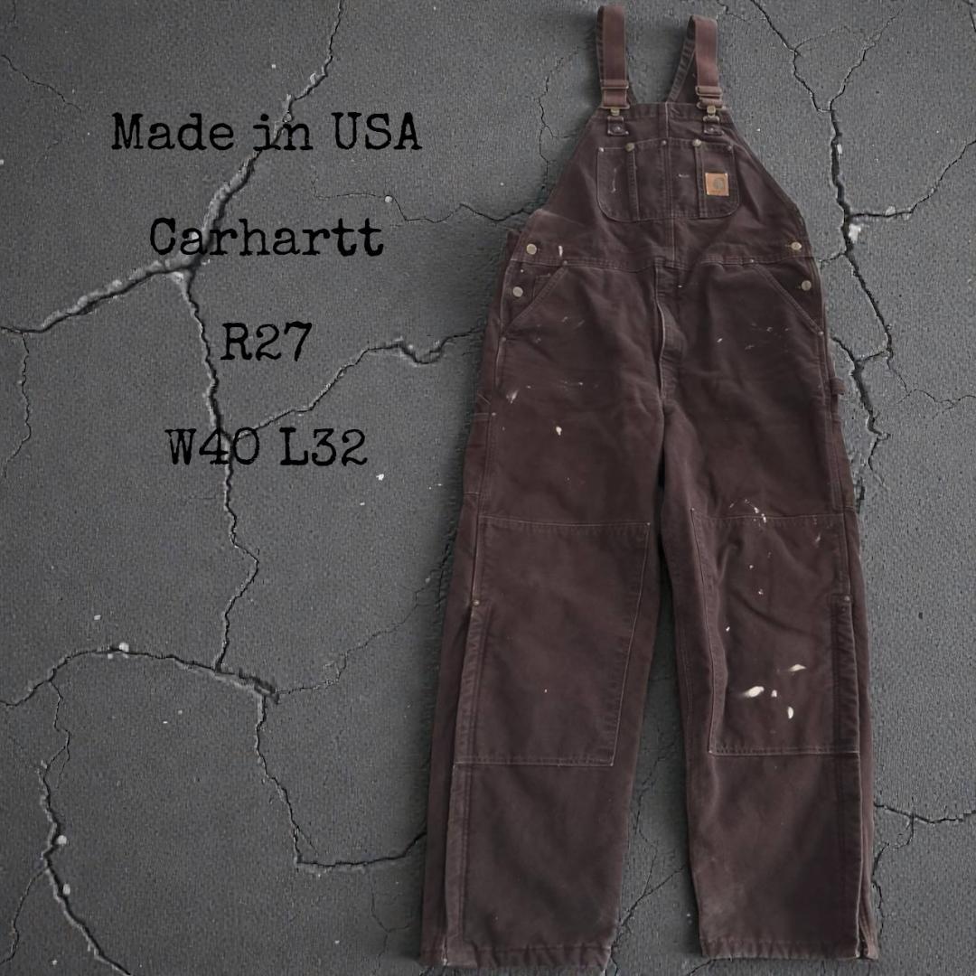 やなさん^_^USA製 00s カーハート ダブルニー オーバーオーR27 楽天市場】70年代 Carhartt カーハート ダブルニー オーバーオール