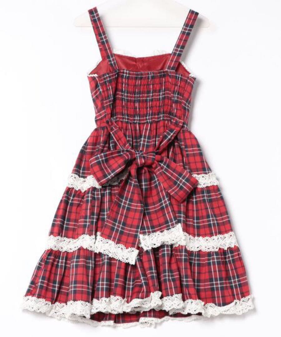 axes femme kawaii タータンチェックジャンスカ - メルカリ