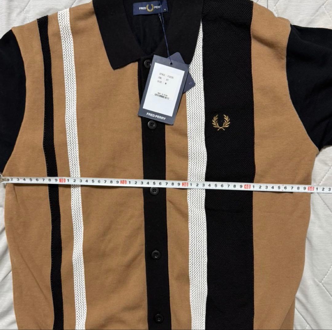 cores AS様専用 Fred Perry ストライプデザイン ポロシャツ ベージュ