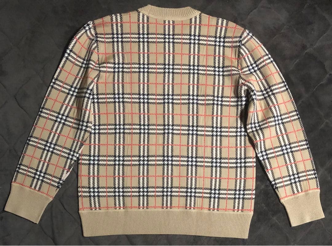 希少☆バーバリーロンドンイングランド ノバチェック ニットセーター