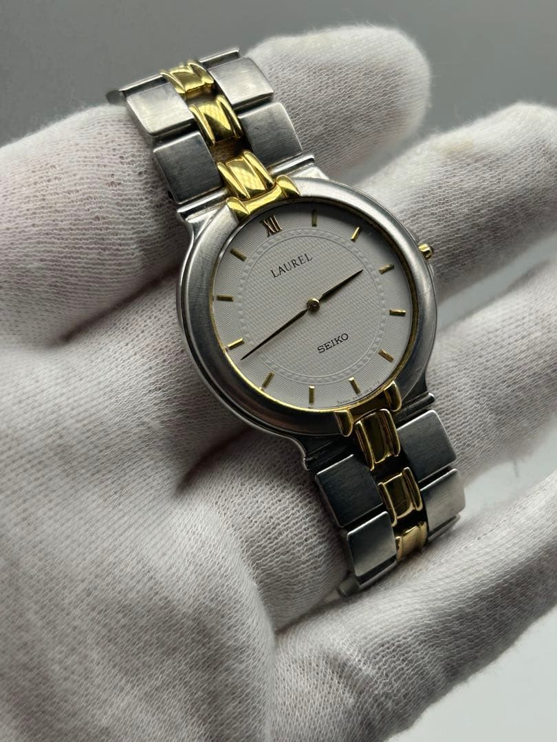 SEIKO LAUREL セイコー 希少 ゴールド 腕時計 超高級 シルバー - メルカリ