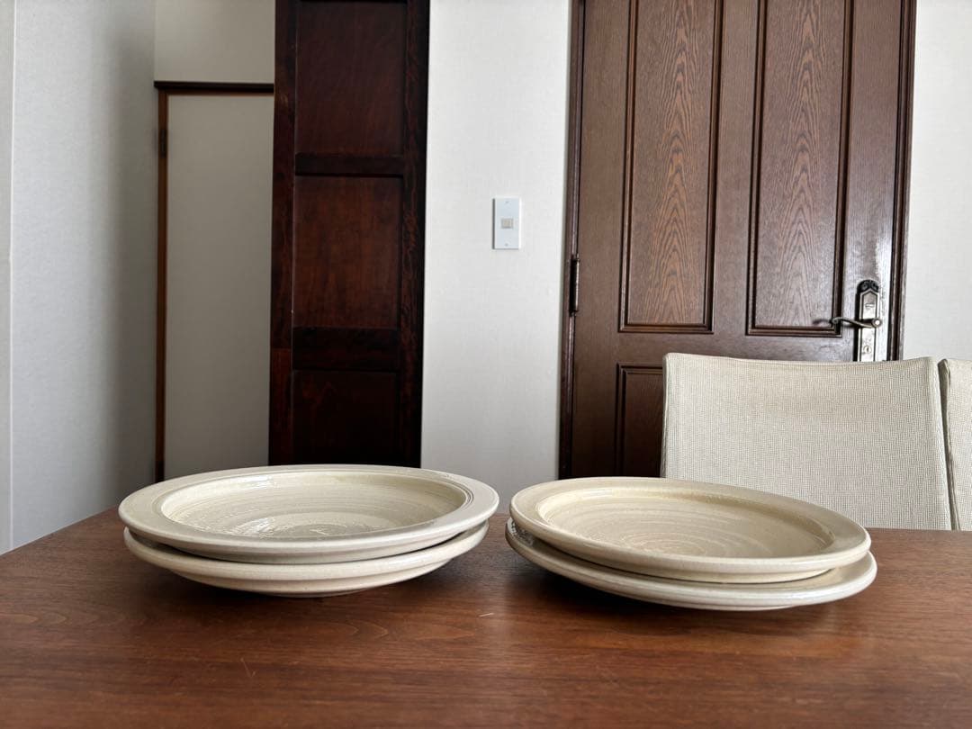 市川孝　リム大皿　4枚セット