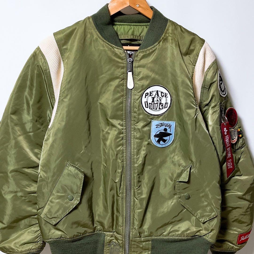 STUSSY ALPHA fragment 25周年 MA-1 214 - メルカリ