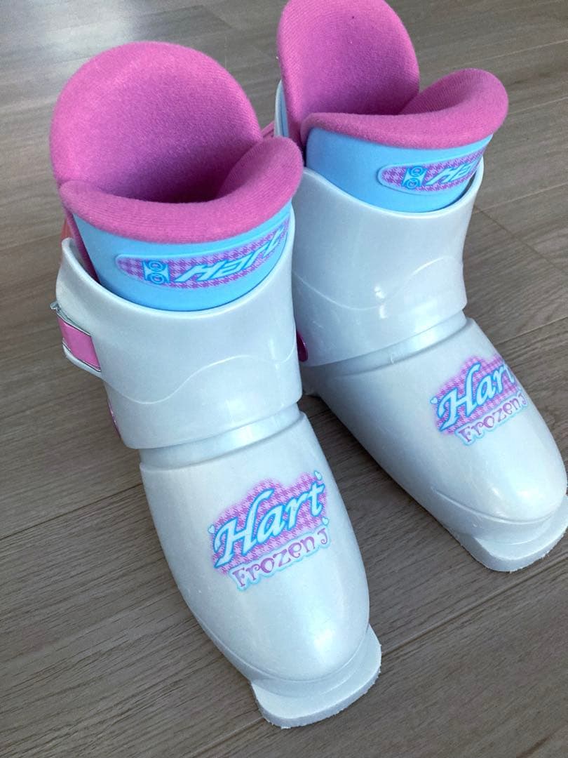 キッズ P.PRITYスキー板 ビンディング付き Hartスキーブーツ セット