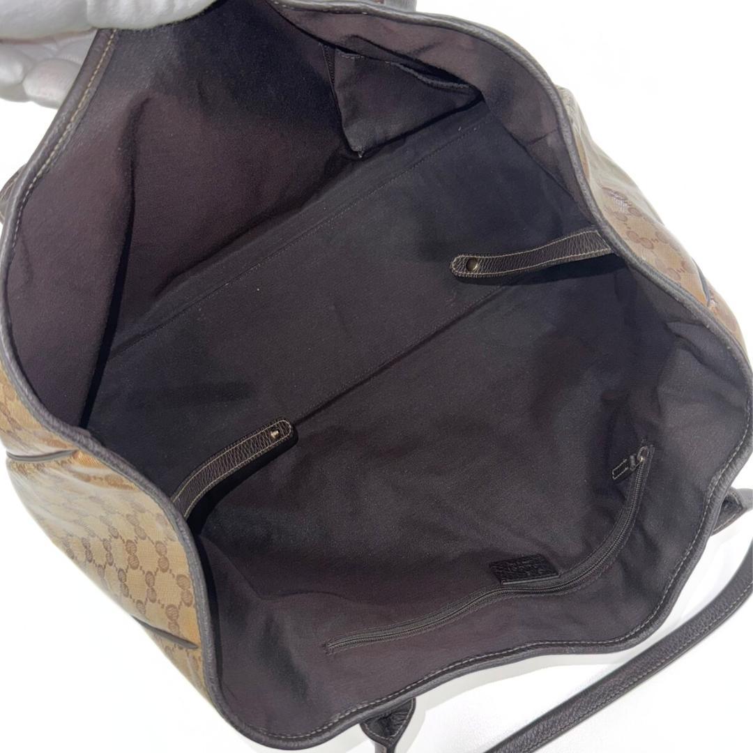 ユキ様専用 グッチ トートバッグ 293589 GGクリスタル ベージュ - メルカリ