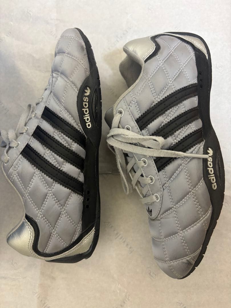 adidas ADIRACER LO W 23.5cm シルバー