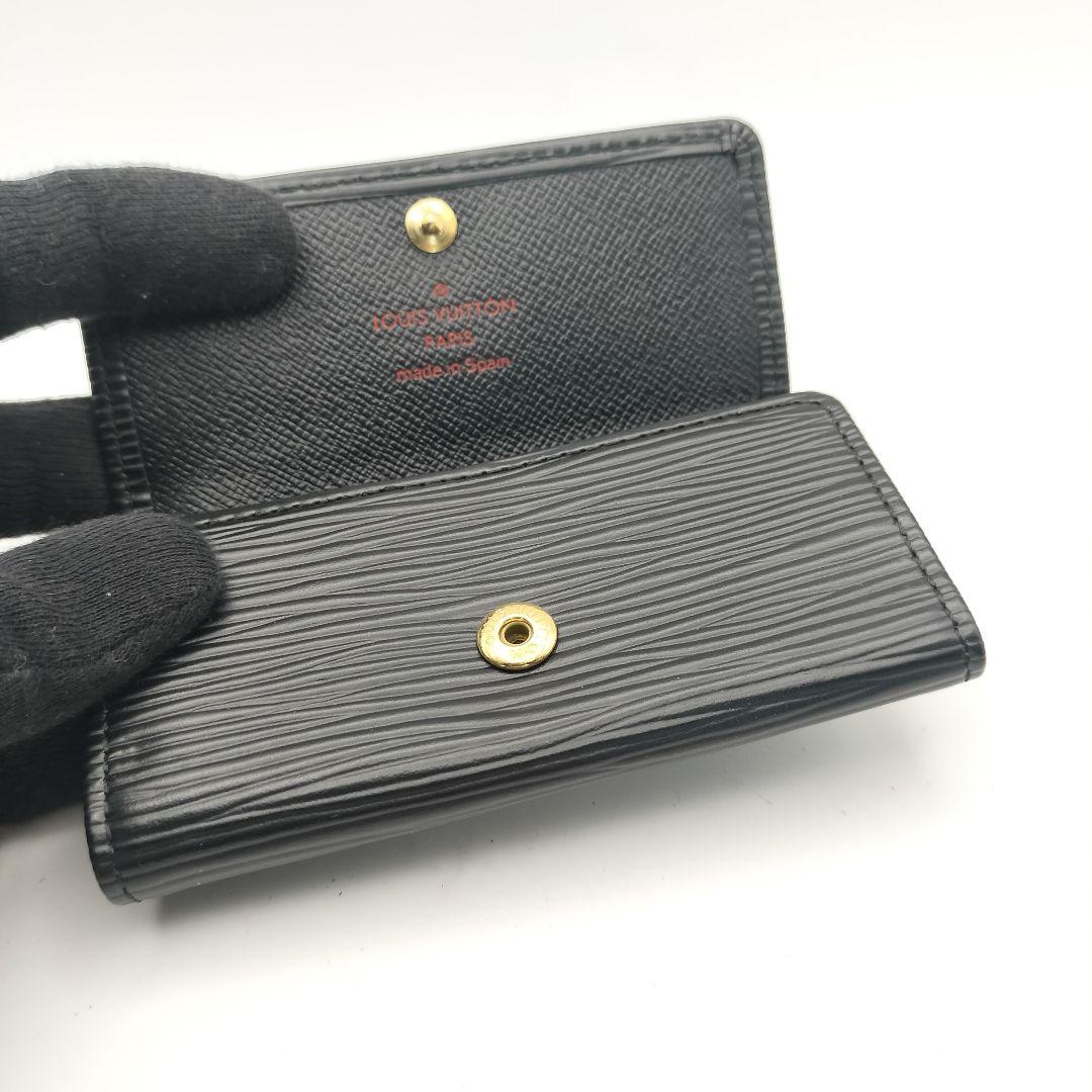 ルイヴィトン 4連キーケース エピ ミュルティクレ4 ブラック - メルカリ