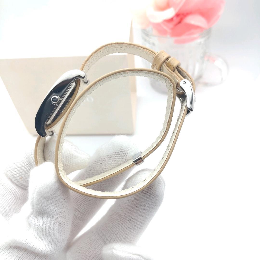 《稼働品》ミキモト★クォーツ 腕時計★2重巻き★レディース★管理 752.