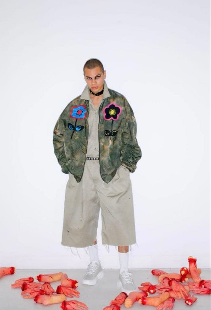 KIDILL 花柄刺繍 MA-1ジャケット - メルカリ