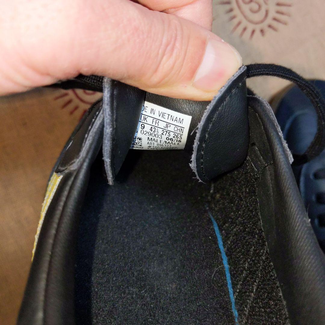 adidas SAMBA OG B96324 黒/黄 スニーカー 27.5cm