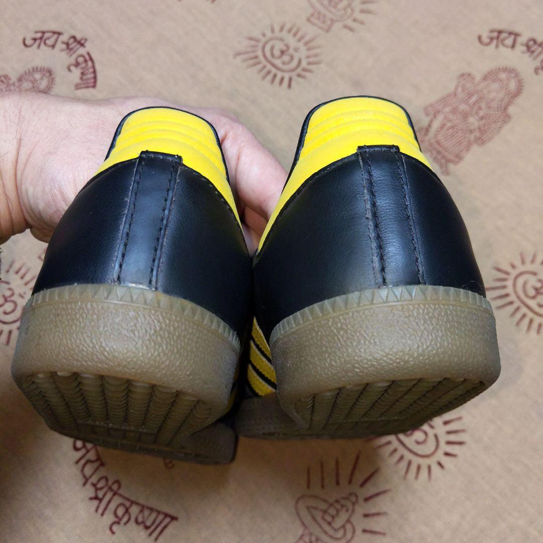 adidas SAMBA OG B96324 黒/黄 スニーカー 27.5cm