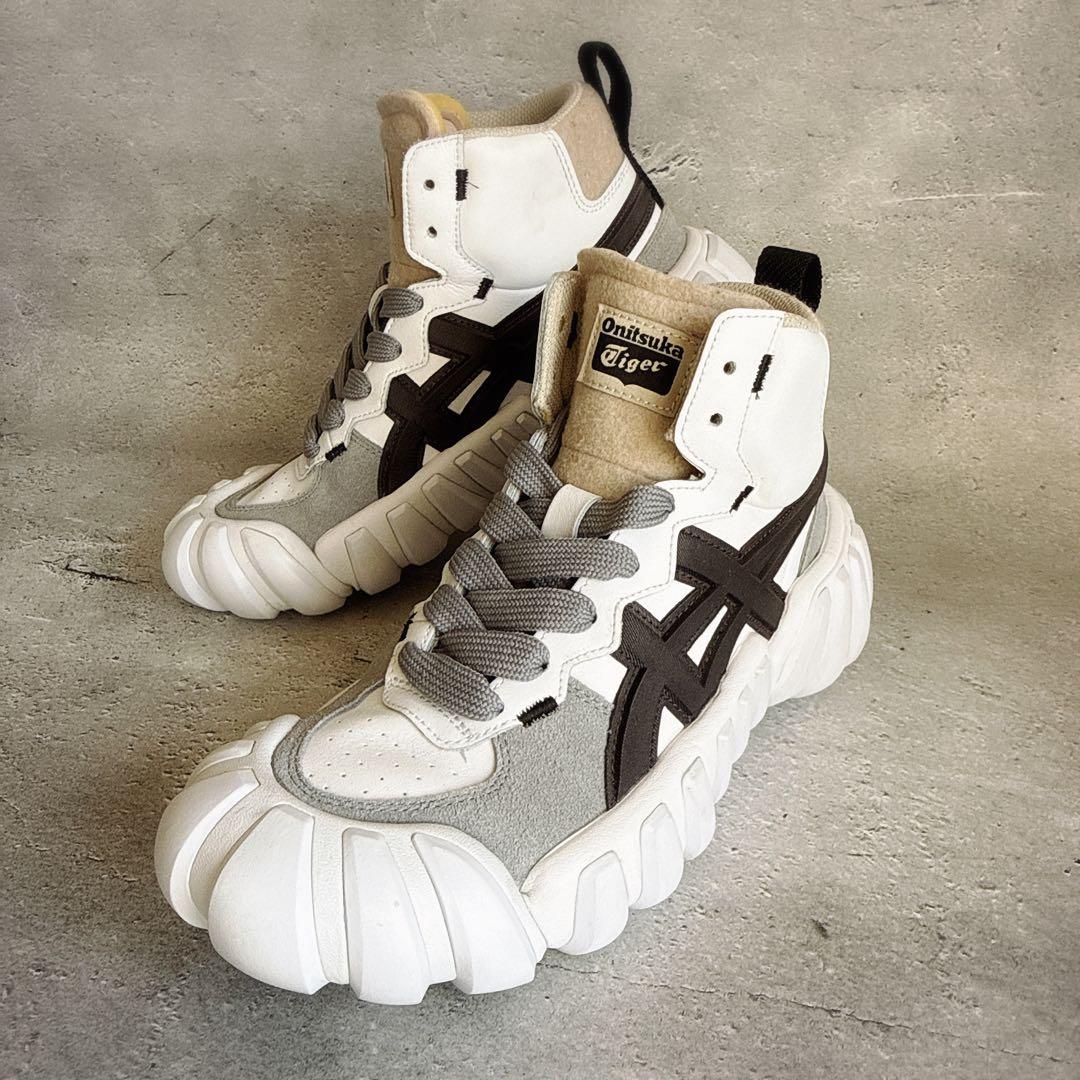 美品 オニツカタイガー デンティグレ LL ホワイト ユニセックスモデル