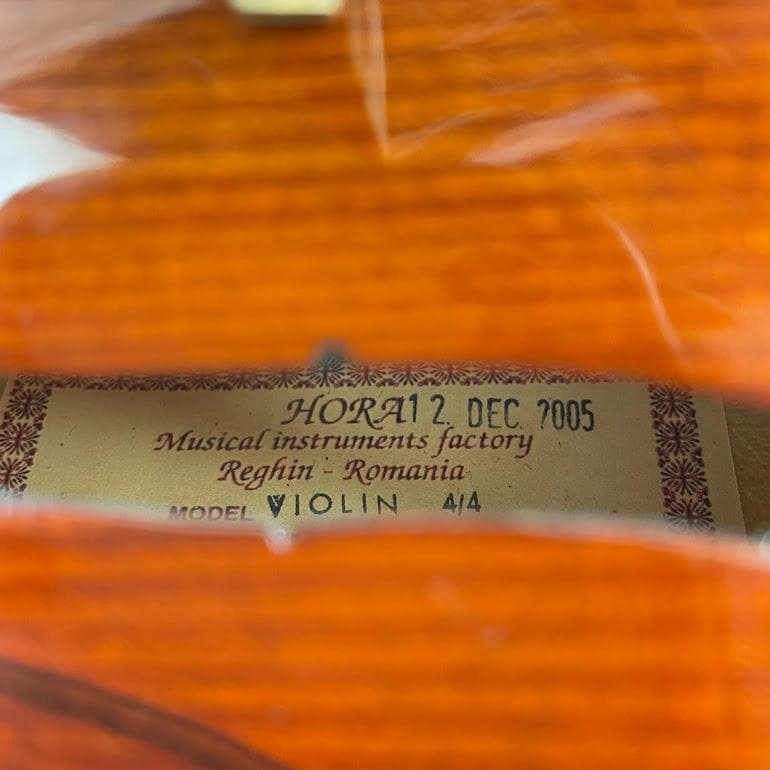 極美品●HORA● Reghin 4/4 2005年製 ホラ レギン バイオリン