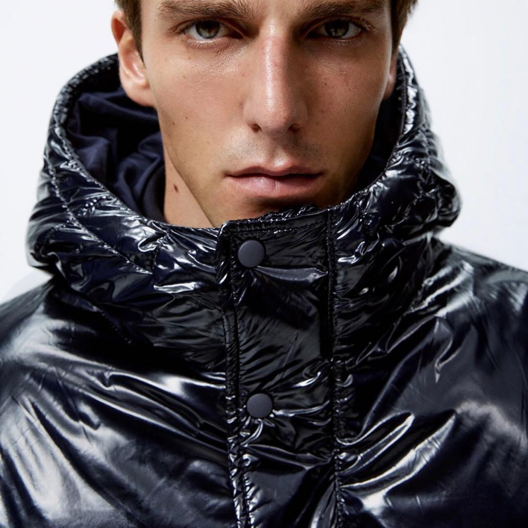 人気完売品！♥美品♥ ZARA ザラ エナメルジャケット M - メルカリ