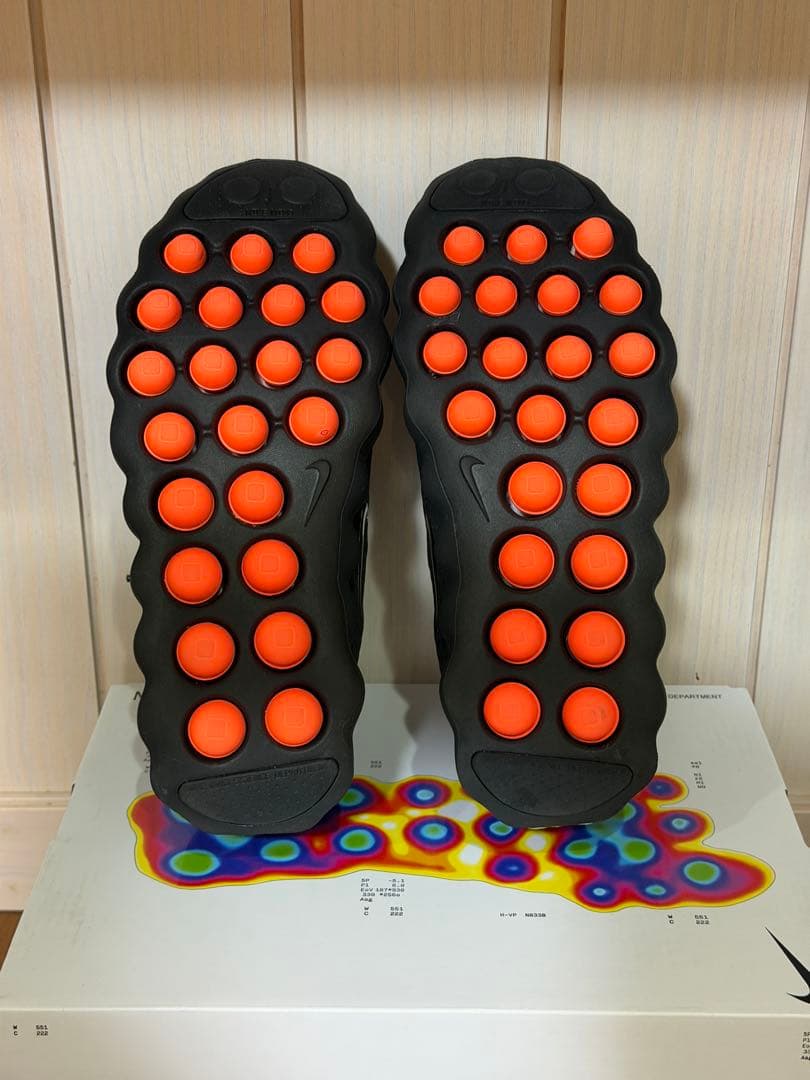 新美品 NIKE MIND 002 24.5cm ブラック ナイキ マインド