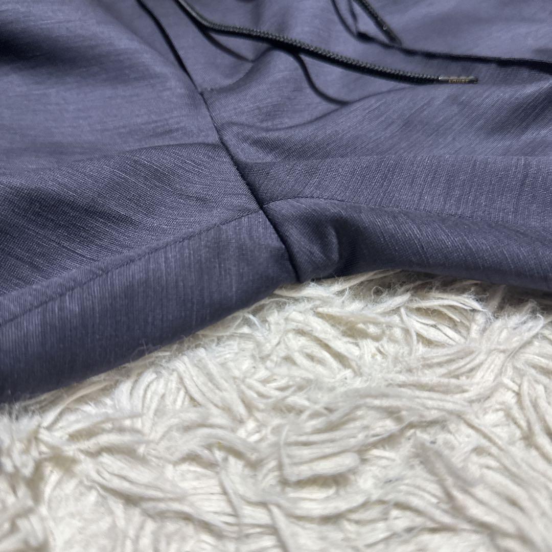 《美品》AOURE アウール セットアップ XL ネイビー 極ストレッチ 軽量