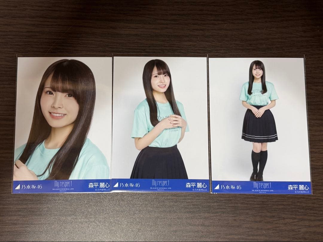 乃木坂46 森平麗心 生写真 My respect Tシャツ コンプ - メルカリ
