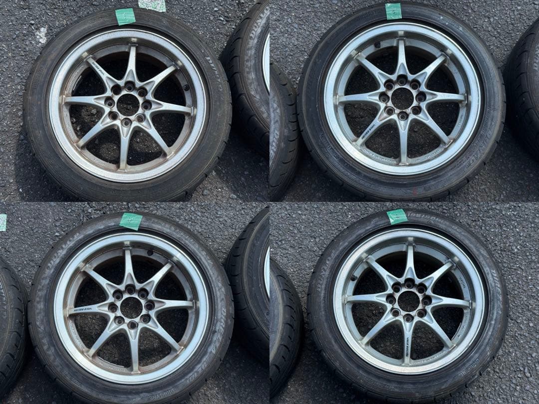 【さらに値下げ中！】RAYS ENGINEERING 15インチホイールセット RAYS レイズ ボルクレーシング TE37 SONIC 4本セット ホイール【15×5J