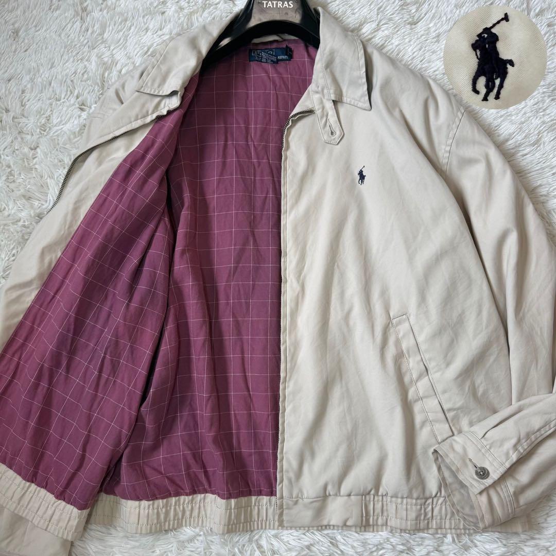 希少色/XL相当✨ポロラルフローレン スイングトップ ペンチェック