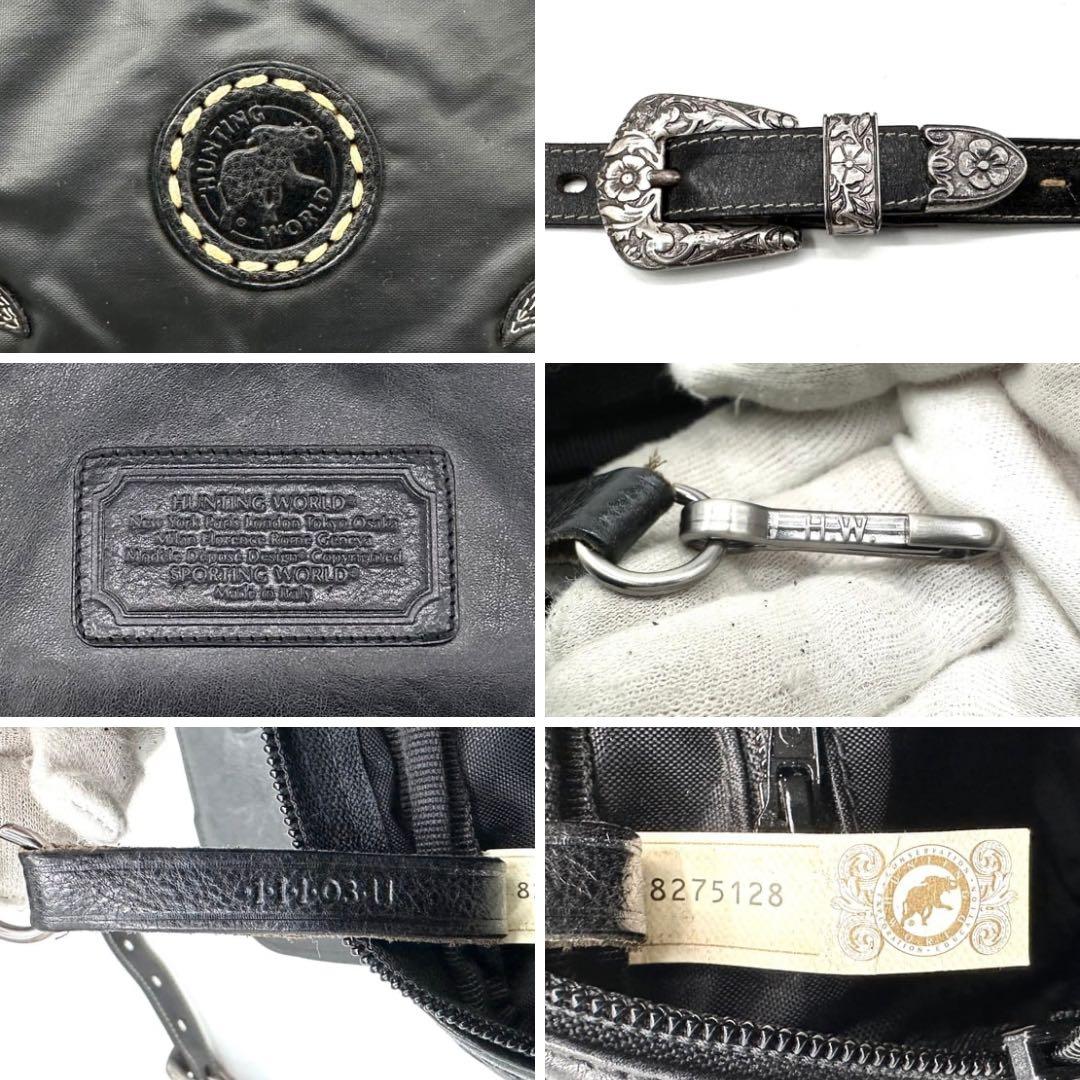 希少✨ハンティングワールド ショルダーバッグ コンチョ バチューサー