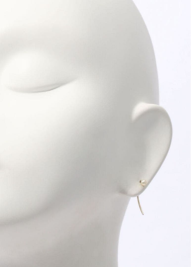 AWAZON-Hirotaka パール片耳用ピアス Pearl Arrow S