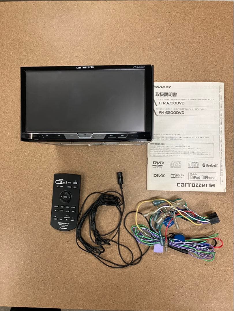 Pioneer FH-9200DVD ディスプレイオーディオ中古 Pioneer Carrozzeria FH-9200DVD Car Audio Main Unit From Japan Used