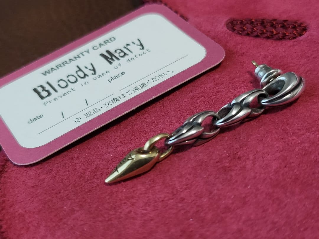 ブラッディマリー Bloody Mary ピアス Dark ダーク 18K18金 - メルカリ