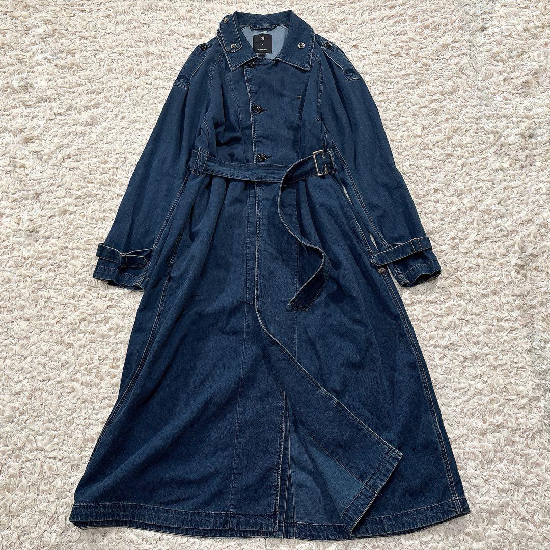 G-STAR RAW デニムトレンチコート アンナチュラル 石原さとみ着用 S