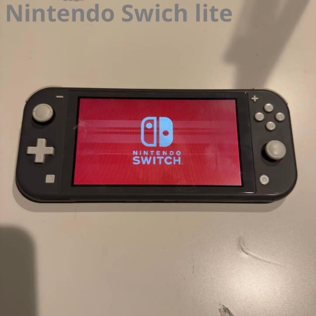Nintendo Switch Lite ジャンク品 グレー 動作確認済み - メルカリ