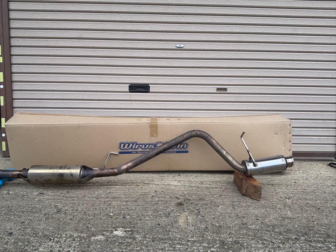 WirusWin スラッシュタイプマフラー ダイハツ アトレーワゴン WirusWin スラッシュタイプマフラー ダイハツ アトレーワゴン - メルカリ