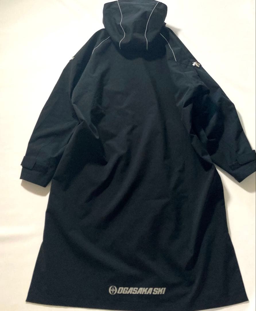 月優様専用】オガサカスキー デサント ポンチョ ロングコート 黒 XO