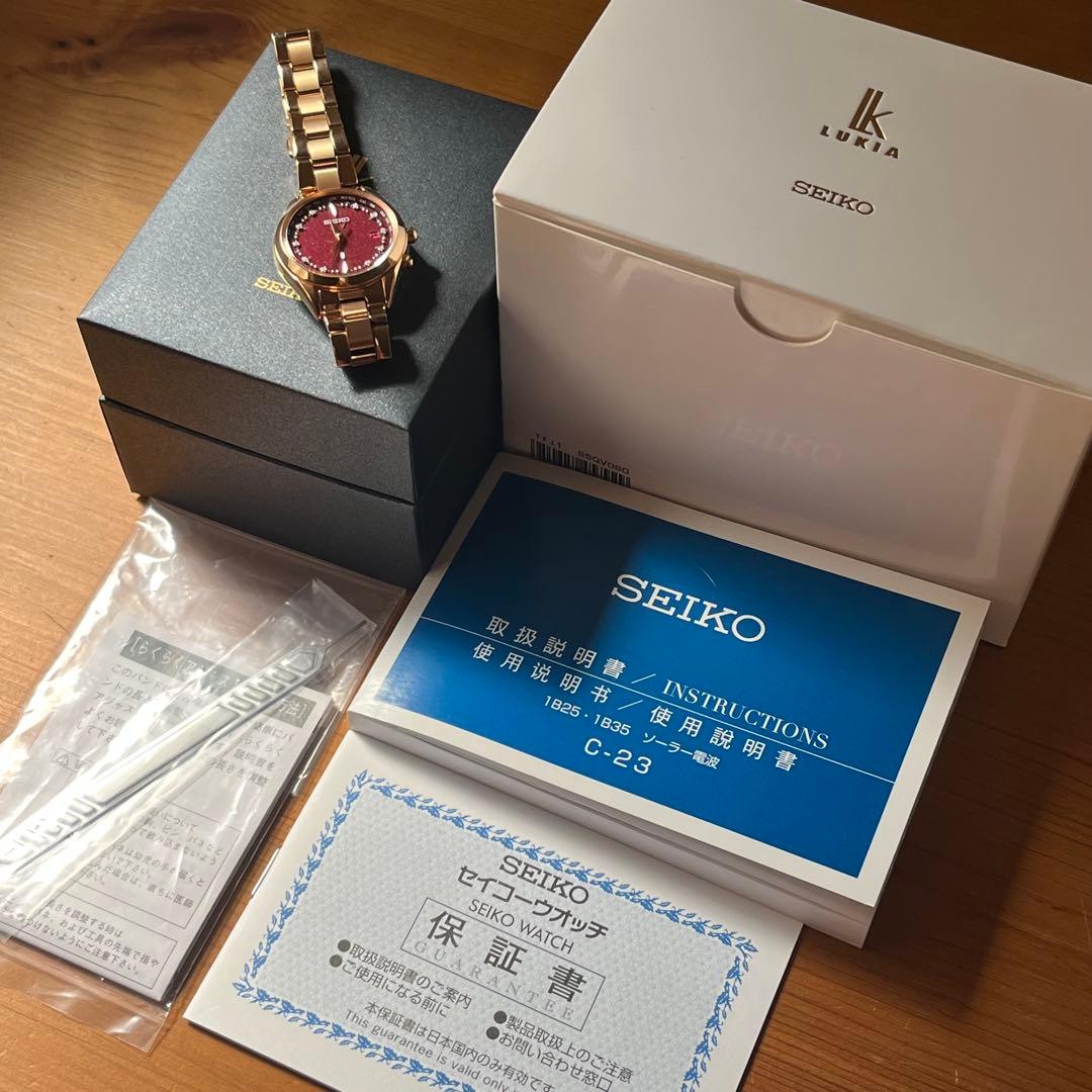 セイコー LUKIAルキア Jewel限定モデル 「ルビー」 - メルカリ