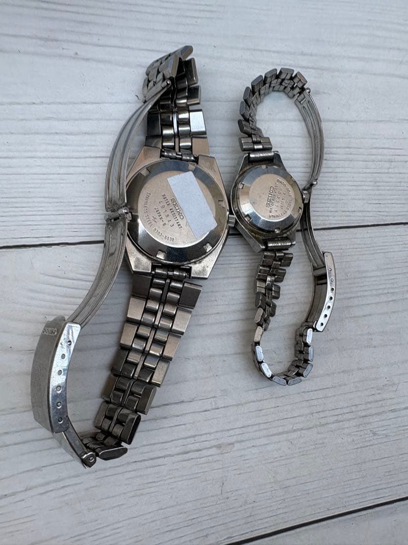 セイコー エルニクス & ジョイフル21石グリーン 2レディース腕時計(レ