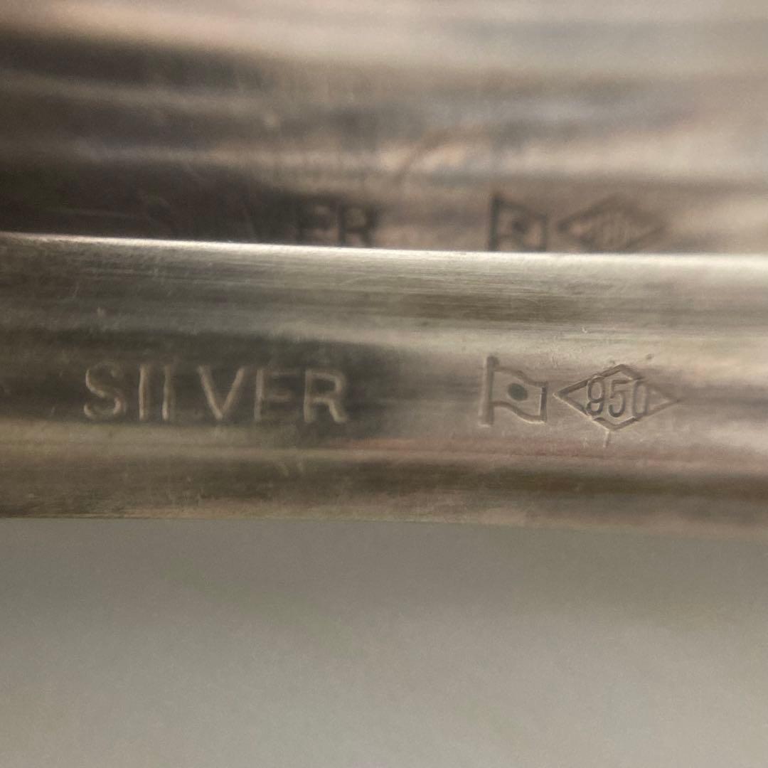 銀 シルバー 刻印950 スプーン 102g - メルカリ