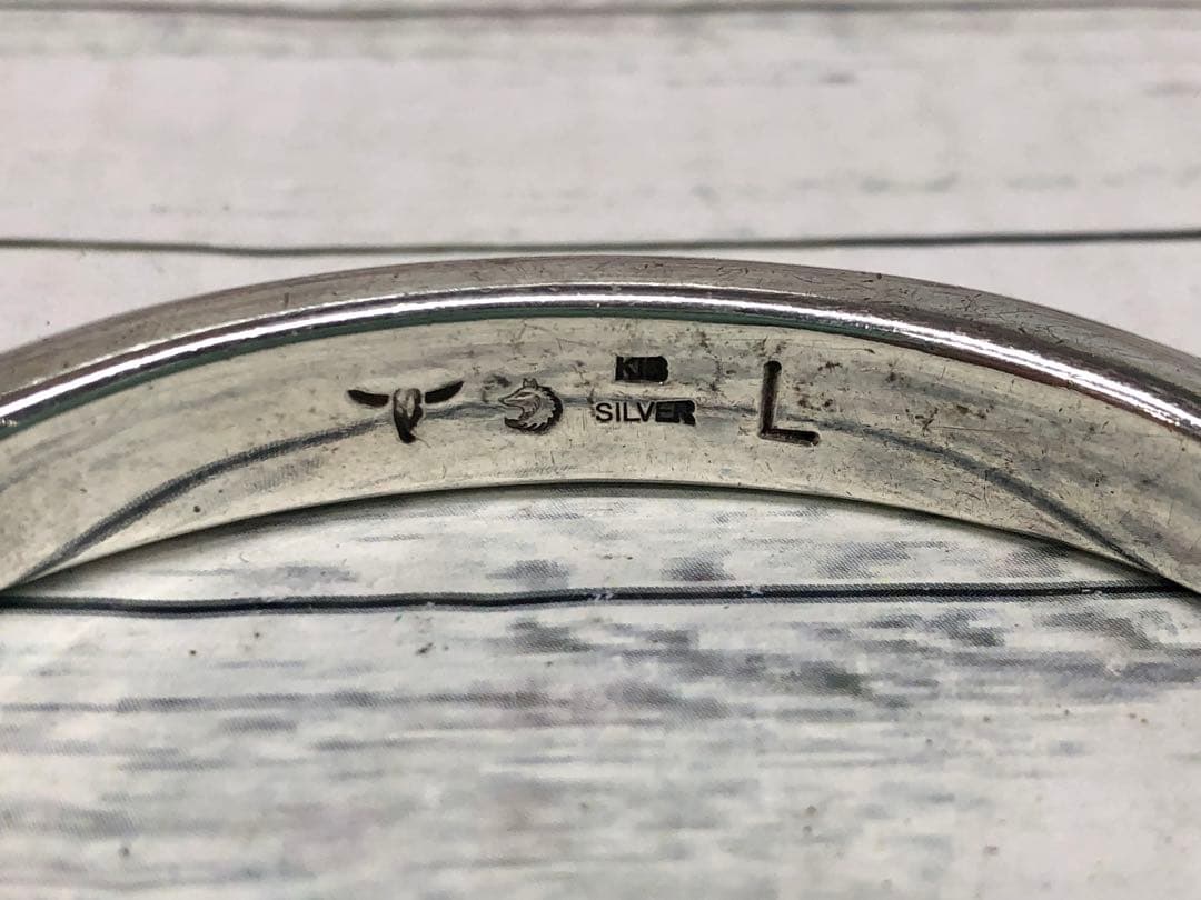 TADY&KING イーグルフェイスバングルプレーン 金目付き L 6543 - メルカリ