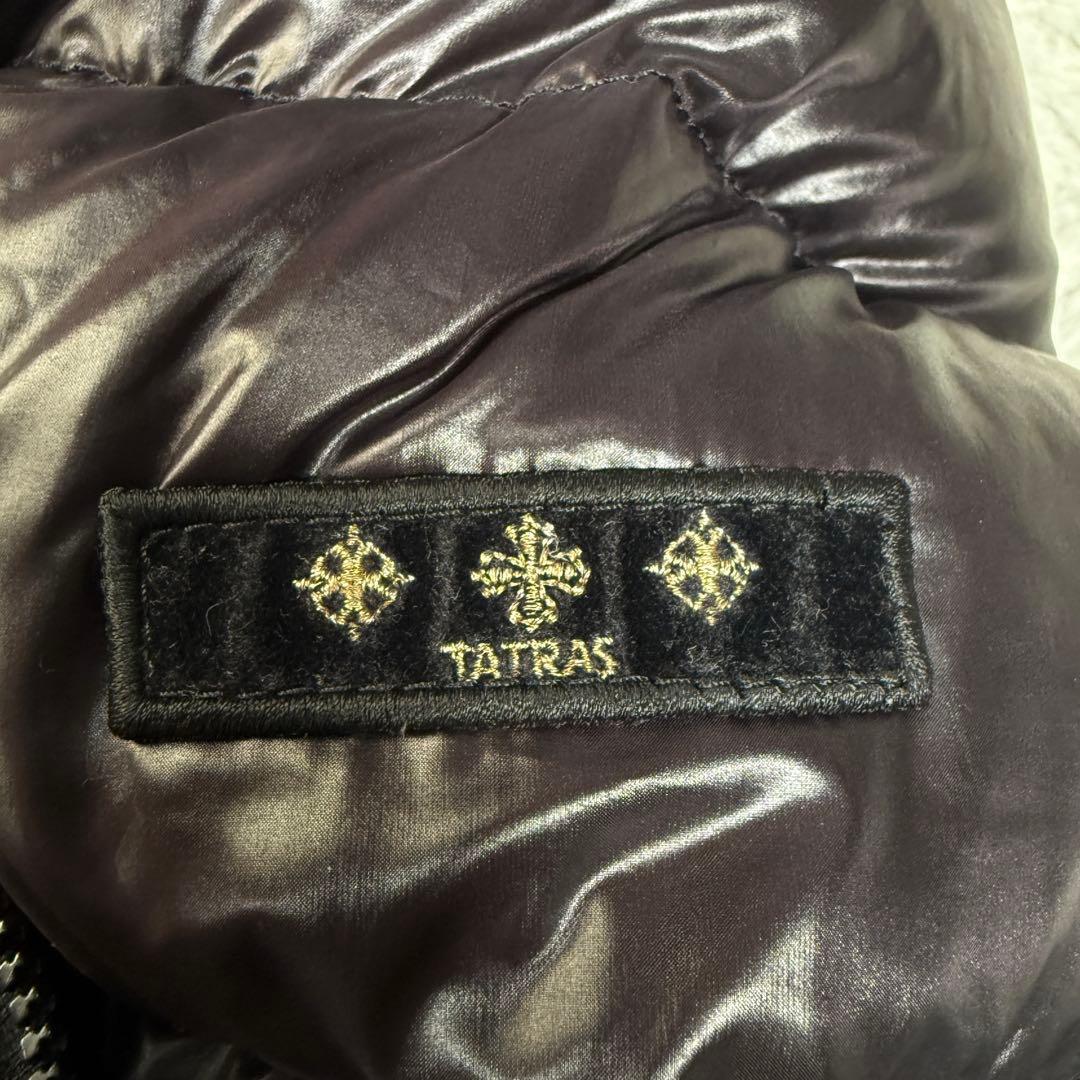 TATRAS SARIN 2way シャイニー ダウンコート ブラック L - メルカリ