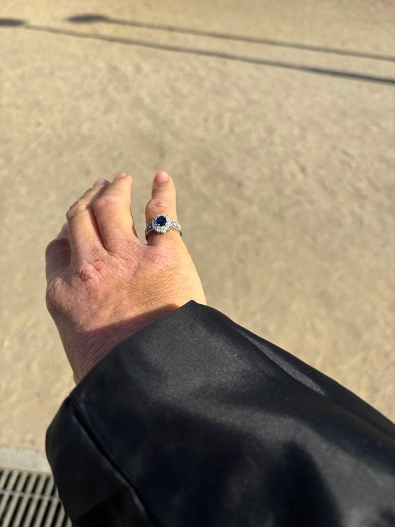 3*5様 ミニバック付【ツツミ】ブルーサファイアのリング 13号 - メルカリ
