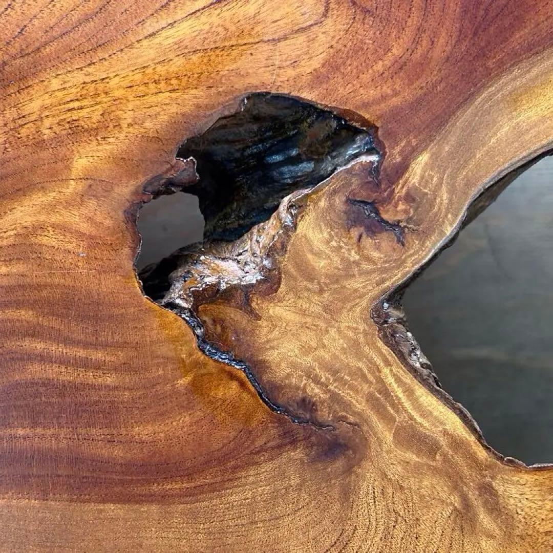 一枚板 座卓 ローテーブル 天然木 -305-