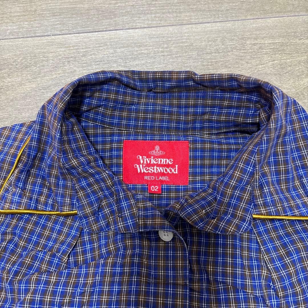 Vivienne Westwood RED LABEL 長袖シャツ ネイビー - メルカリ