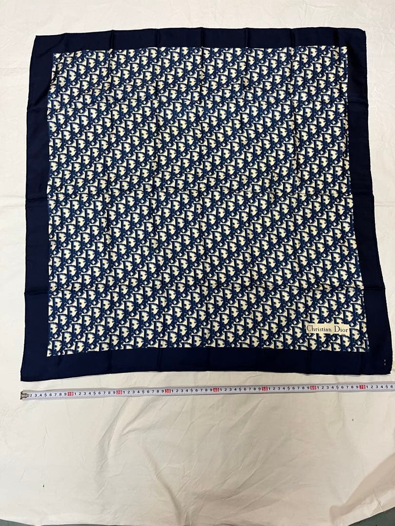 0115A23 クリスチャン ディオール トロッター スカーフ 52891-2.jpg