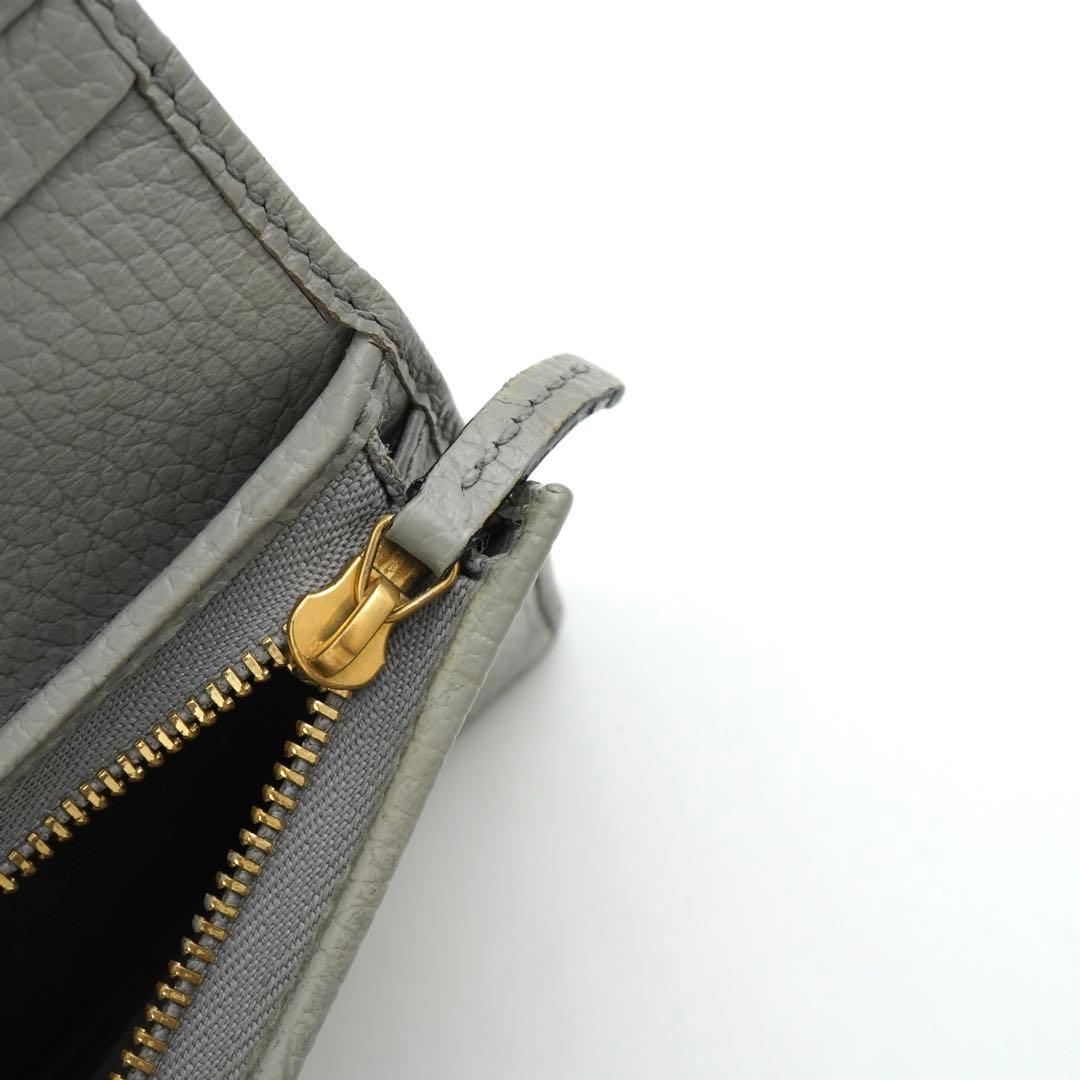 ✨未使用展示品✨ GUCCI ミニ財布 マーモント エンボスロゴ GG グレー