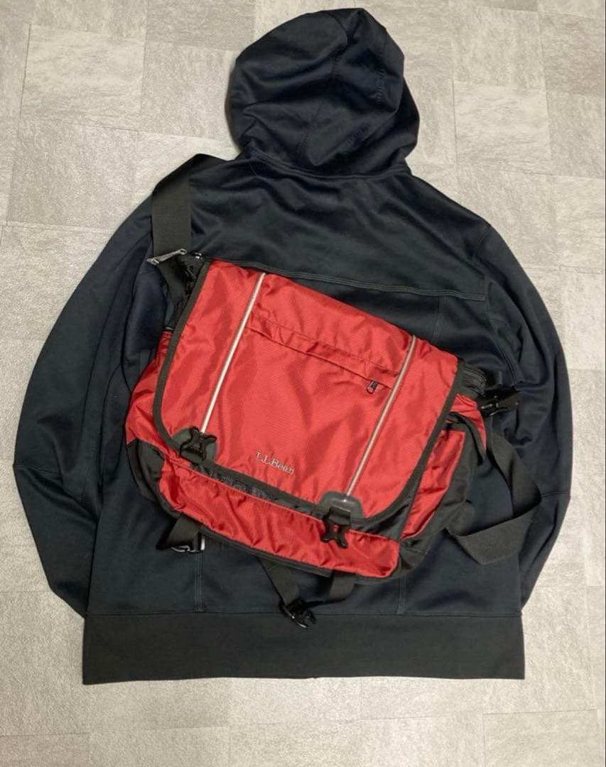 L.L.Bean 00s~TECH ギミック メッセンジャーバッグ Y2K